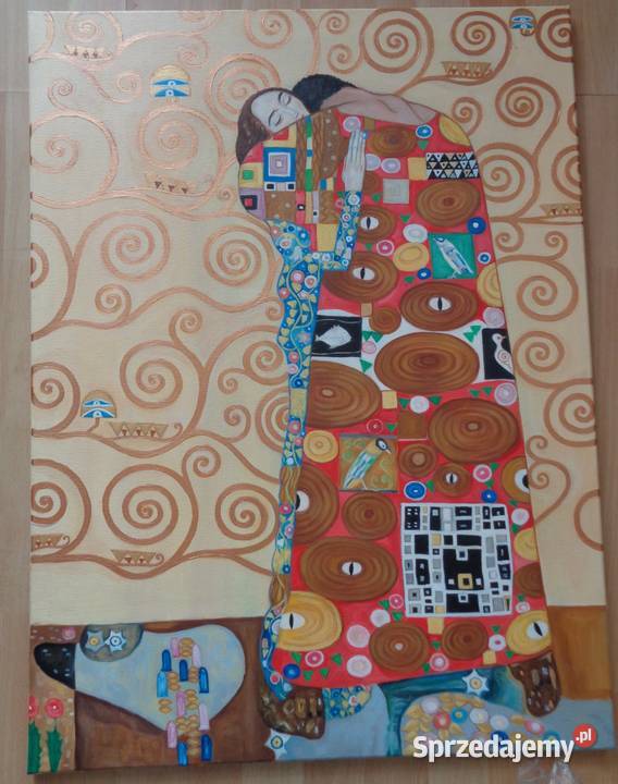 Obraz olejny Drzewo życia Spełnienie Klimt Katowice sprzedam