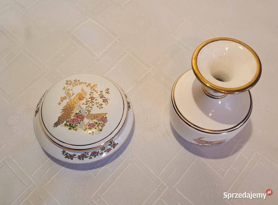 porcelanowe puzderko wazonik sygnowane Grecja Pozostałe sprzedam