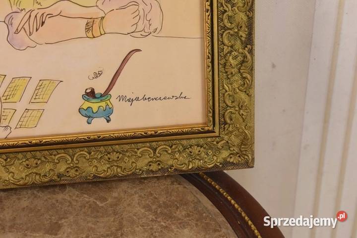 Maja Berezowska Wróżenie z Kart Akwarela Na Kraków