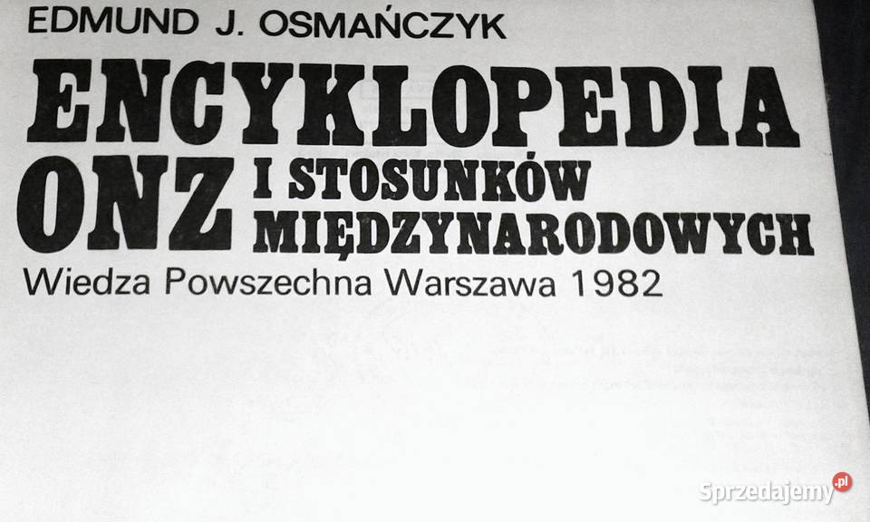 Encyklopedia ONZ i stosunków międzynarodowych