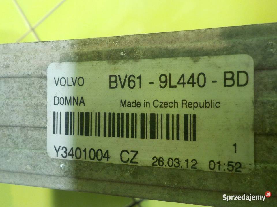 VOLVO S60 II V60 I 16 B AUT 12r intercooler Suków sprzedam