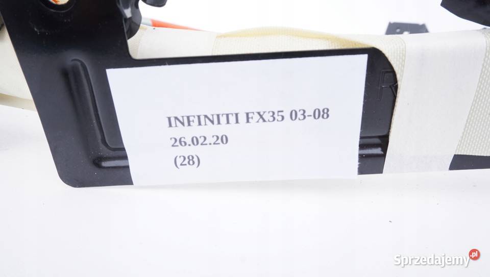 KURTYNA POWIETRZNA AIRBAG PL INFINITI FX35 FX45 Nowy Tomyśl