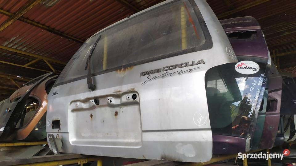 Toyota Corolla kombi 1989 1990 1991 klapa tył Karoseria Części samochodowe