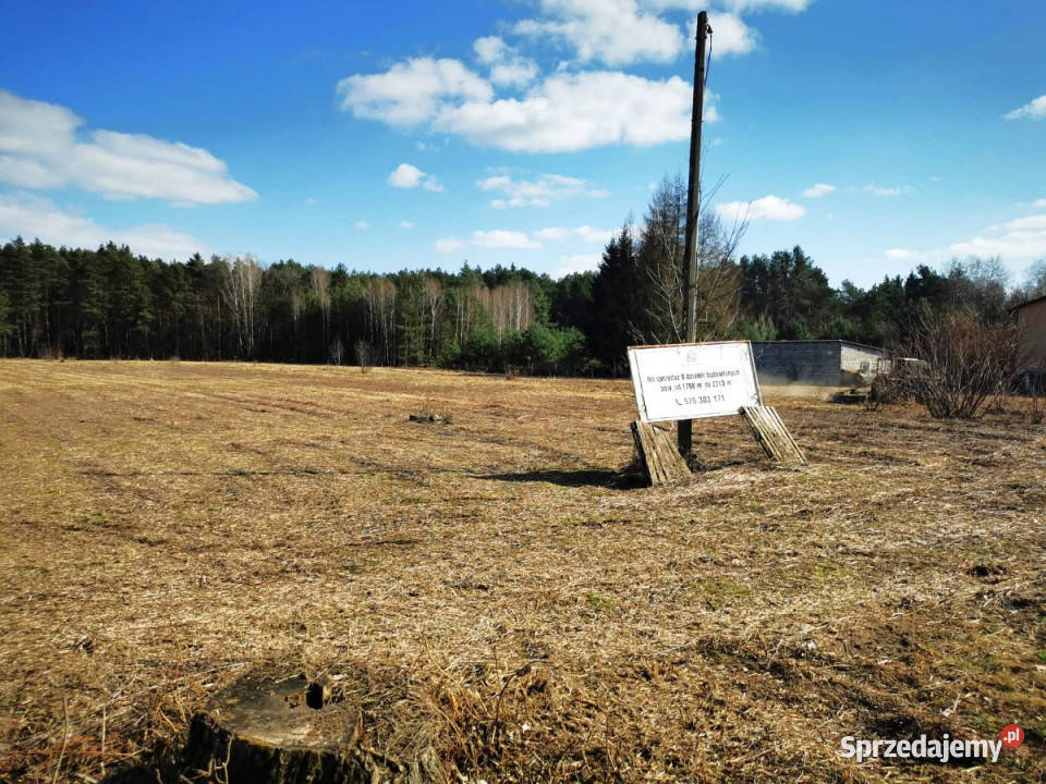 sprzedaży gruntu 2307m2 Głusko DużeKolonia lubelskie Głusko Duże-Kolonia