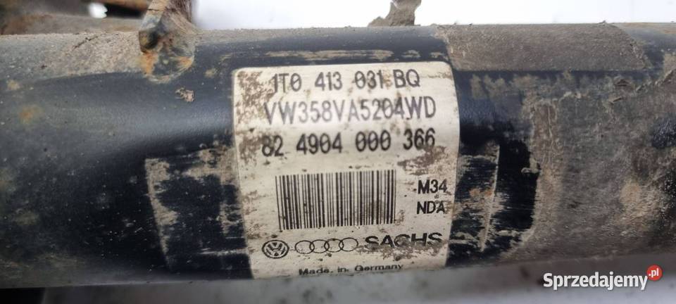 AMORTYZATOR PRAWY PRZÓD VOLKSWAGEN TOURAN 1T0 osobowe kujawsko-pomorskie Lipno