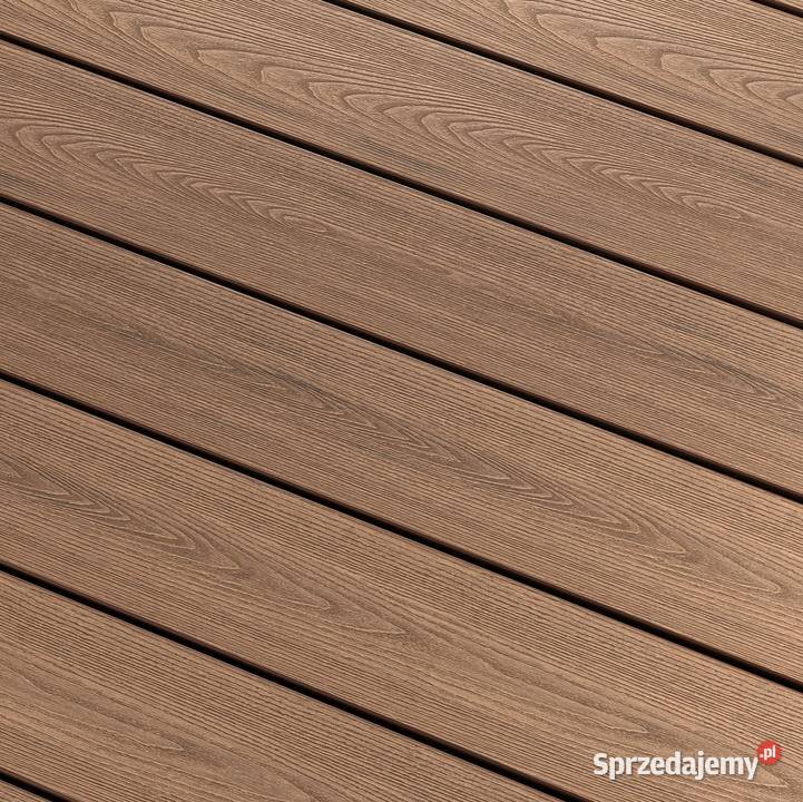 Deska tarasowa kompozytowa BERGDECK S140 Teak Deski tarasowe Warszawa