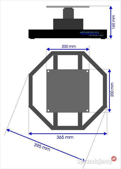 Kawalet Ekspozytor Obrotnica mini 8 kątna 120 Warszawa