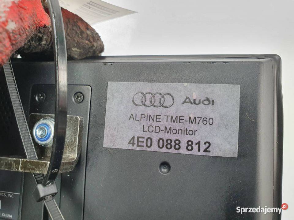 WYŚWIETLACZ PANEL AUDI A8 D3 4E0088812 kujawsko-pomorskie Lipno sprzedam