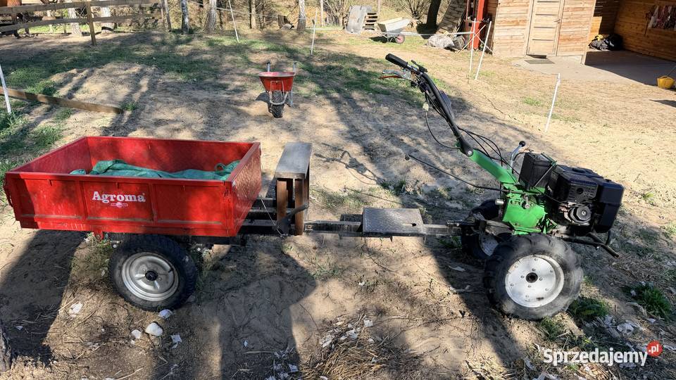 traktorek glebogryzarka spalinowa AGROMA 14 z nieuszkodzony kujawsko-pomorskie Wielki Komorsk