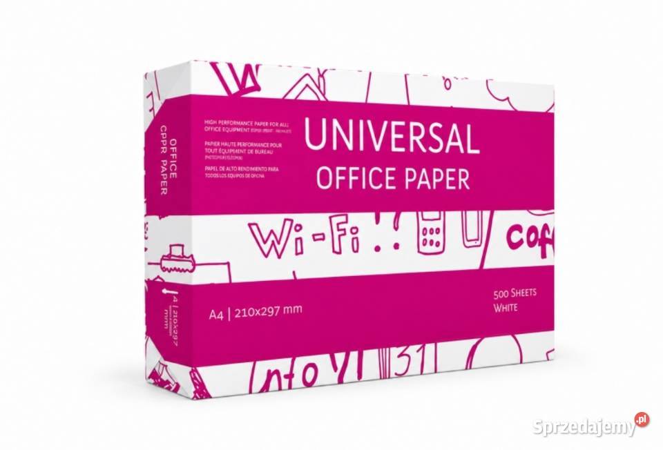 100ryz papier uniwersal office A4 80g Mosina