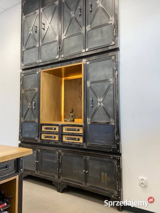 Wielka szafa wnękowa industrialnaSzafa loft Szafy i garderoby Warszawa