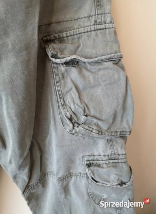 Męskie cargo Big Star lata 2000 Vintage Wide Leg zielony Katowice