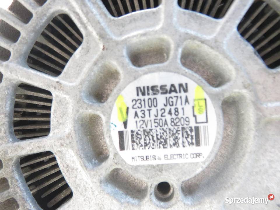 ALTERNATOR RENAULT KOLEOS I 20 dCi A3TJ2481 małopolskie sprzedam