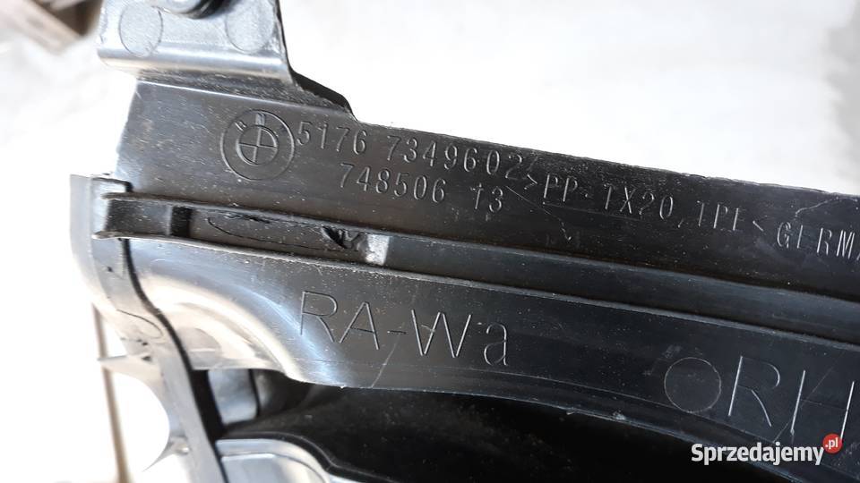 BMW G30 USZCZELKA MASKI PODSZYBIA PRAWA 7349602 Karoseria