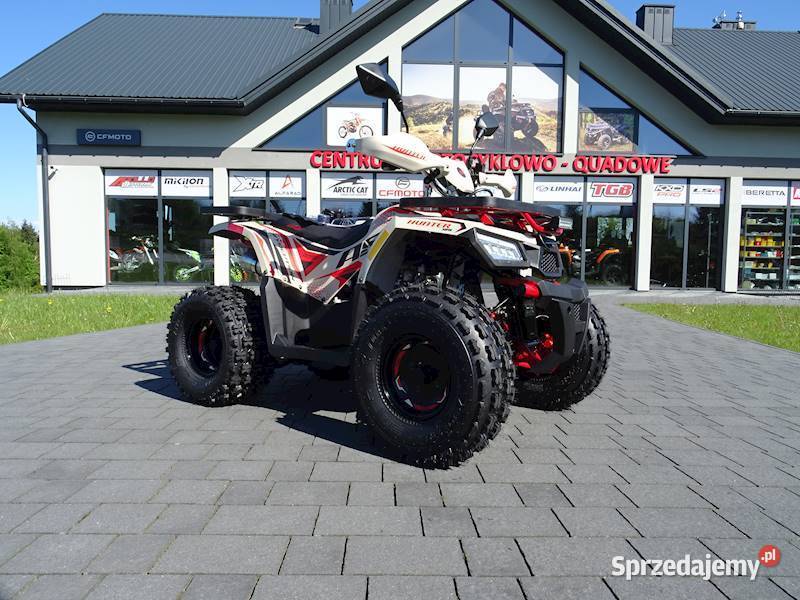 QUAD ASIX HUNTER 125 8 11 CZERWONY czterosuwowy małopolskie Głogoczów
