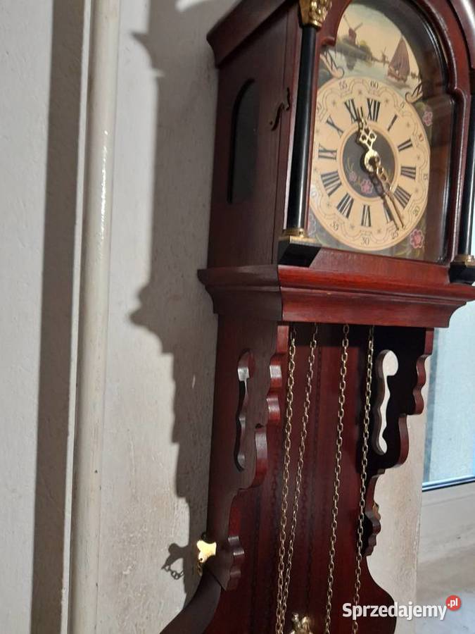 Wiszący zegar ścienny holenderski duży Rzeszów