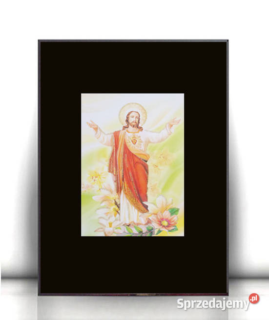 Jezus obrazek A4 plakat z Chrystusem święty wielokolorowy Bydgoszcz