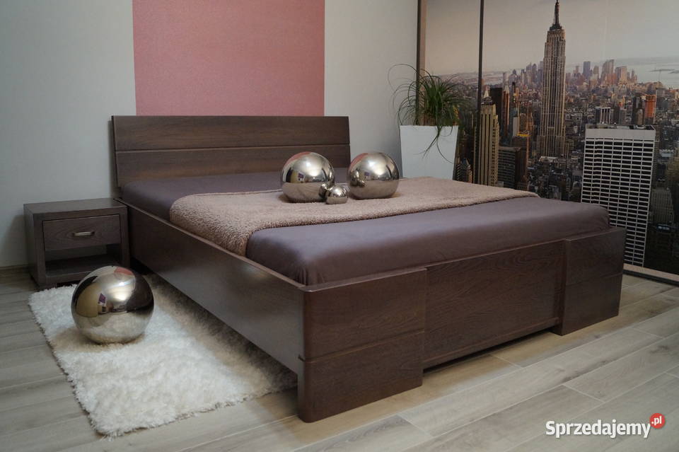 PRODUCENT  łóżko drewniane bukowe 160x200 lite drewno buk