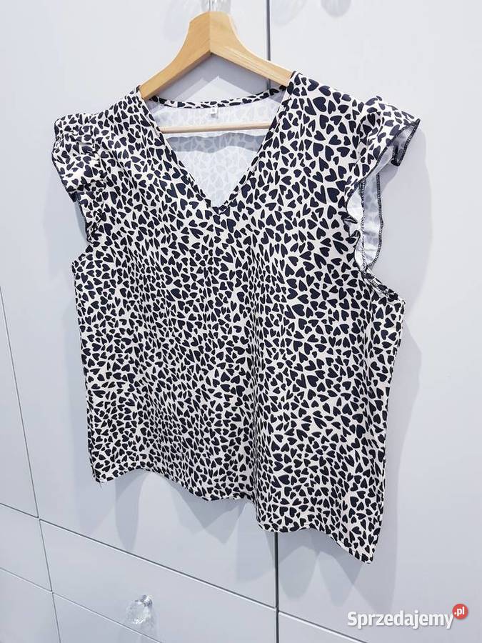 Damska panterkowoserduszkowa bluzeczka Moda i Styl Dąbrowa Górnicza sprzedam
