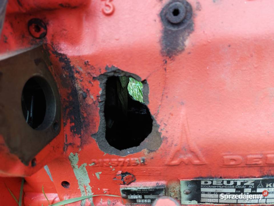 Silnik fahr F3L913 uszkodzony uszkodzony Rzekuń sprzedam