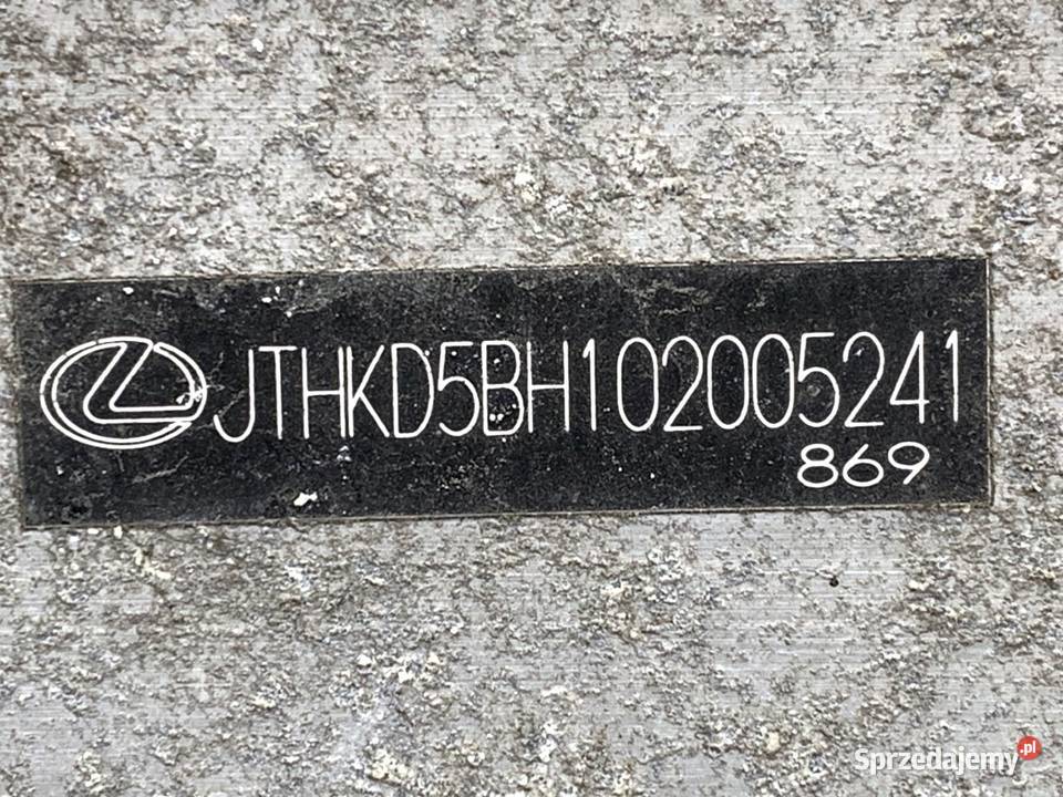 BELKA ZDERZAKA PRZÓD LEXUS CT WZMOCNIENIE osobowe sprzedam