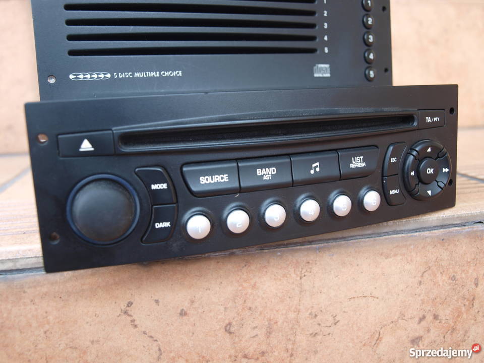 Citroen C3 C4 C5 Berlingo radio zmieniarka CD Kalisz