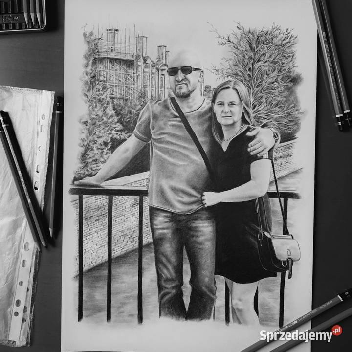Portret rysunek ze zdjęcia na zamówienie