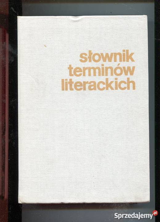 Słownik terminów literackich Sławiński Pozostałe Szczecin