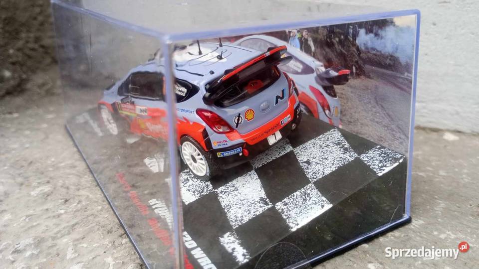 HYUNDAI I20 WRC Rally cars 143 model Deagostini Warszawa