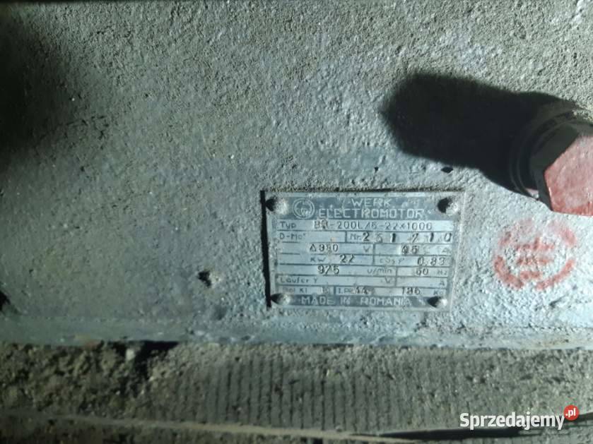 silnik indukcyjny 22 kW 975 obrmin Poznań