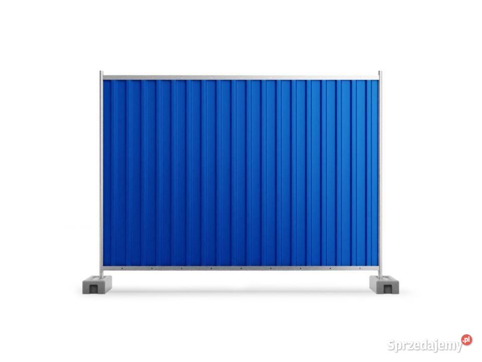 Ogrodzenie budowlane Opole pełne RAL Niebieski opolskie