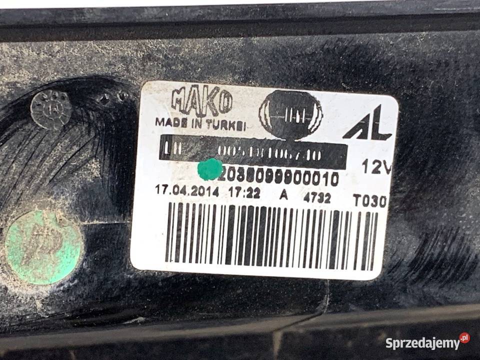 LAMPA PRAWY TYŁ FIAT DOBLO II 00518106740 Lampy tylne