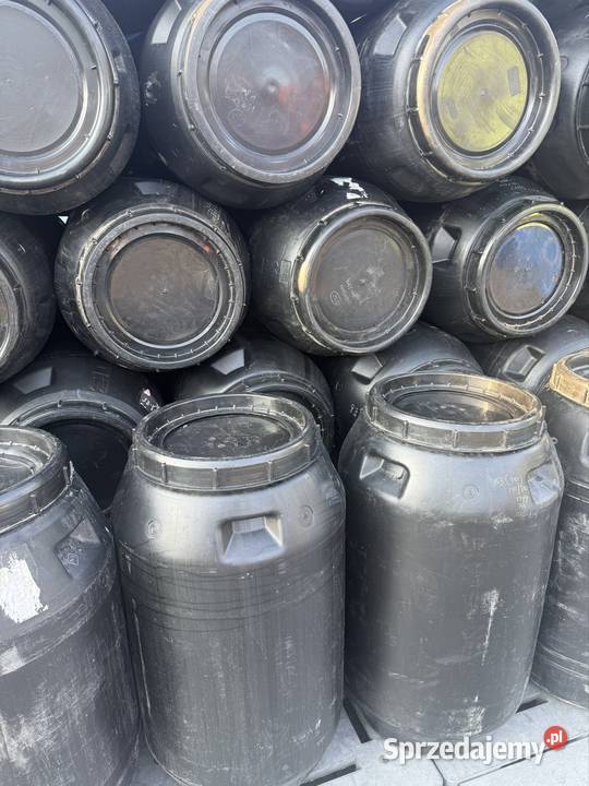 NAJWIEKSZE BECZKI 250 litrów spożywce plastikowe Zbiorniki na deszczówkę Brzesko