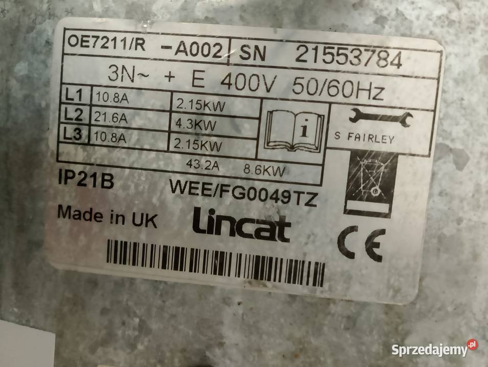 Grill do steków Lincat 40x70 Wrocław