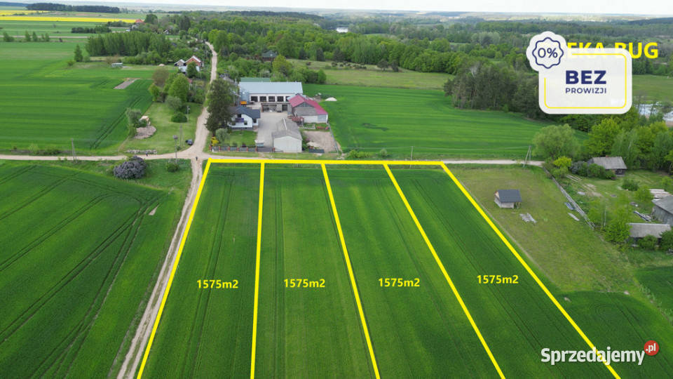 Działki budowlane 5 Janowa Podlaskiego lubelskie Bubel-Granna