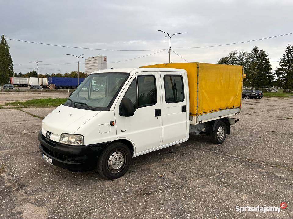 Peugeot Boxer Doka 7 osób z hakiem manualna Sokołów Podlaski