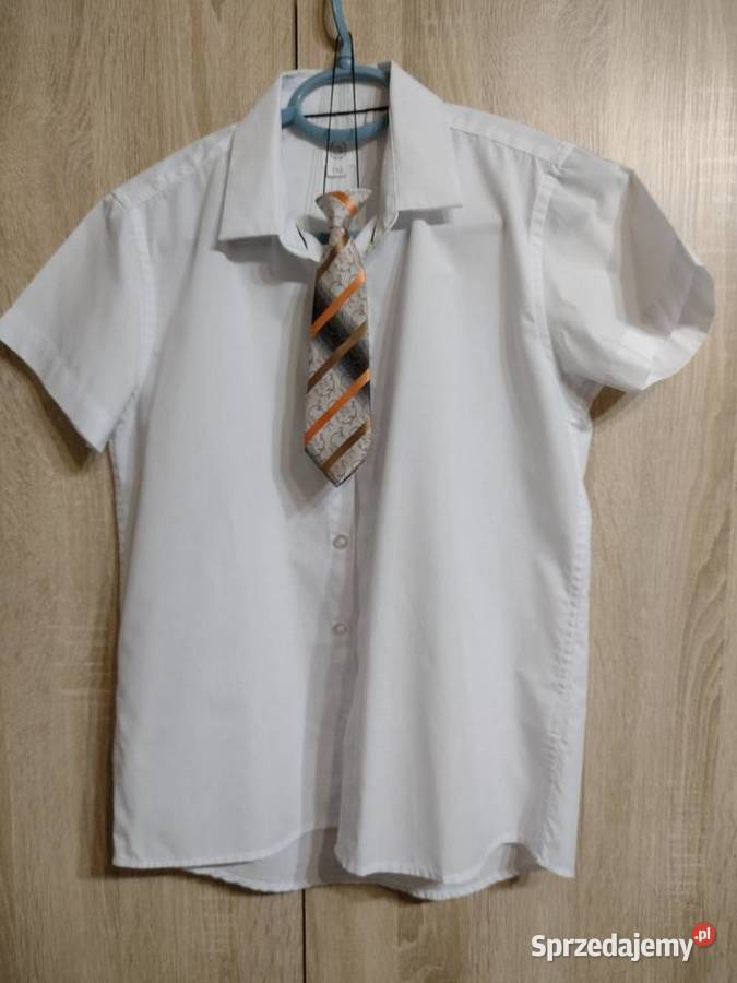 Spodnie z koszulą zestaw wizytowy 152 chłopiec