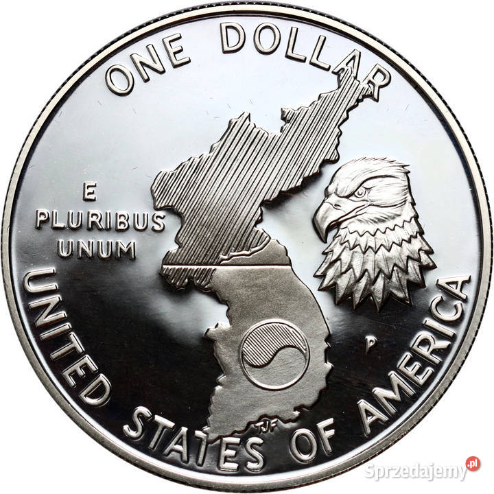 MONETA USA 1 dolar 1991 P Wojna Koreańska K105 sprzedam