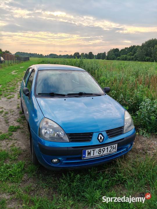 Renault Clio 12 benzyna 2004 r Klimatyzacja OC i Warszawa