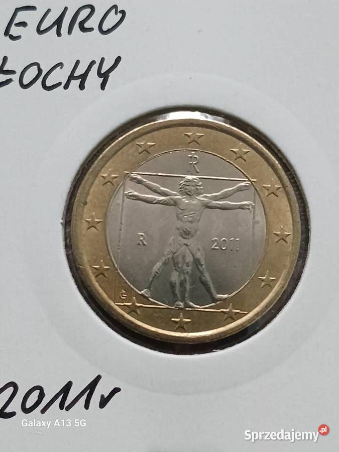 1 Euro Włochy 2011 r Numizmatyka Konin