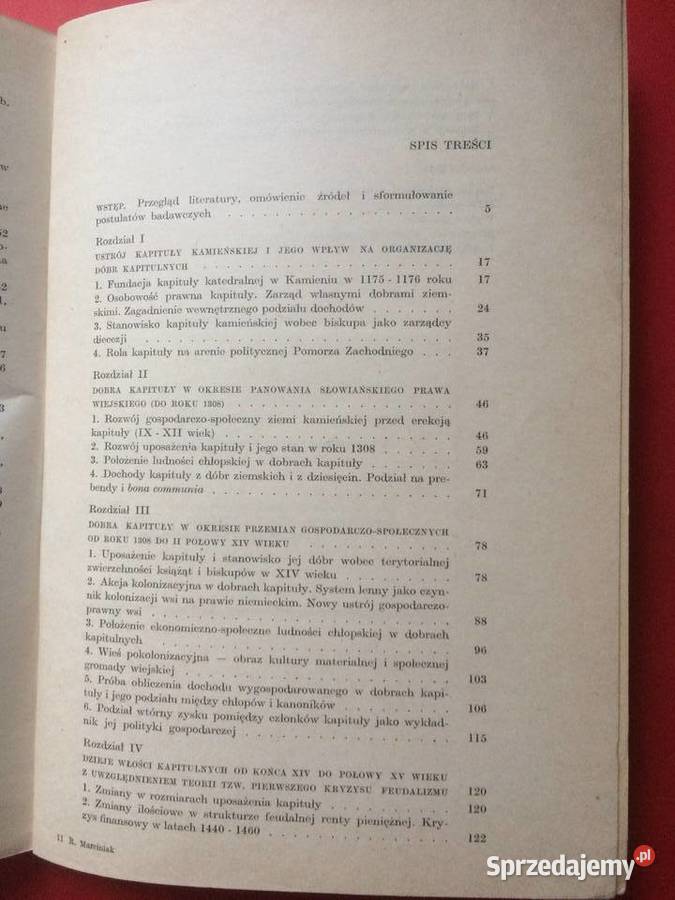 3163 Dobra Kapituły Kamieńskiej Do Połowy XV