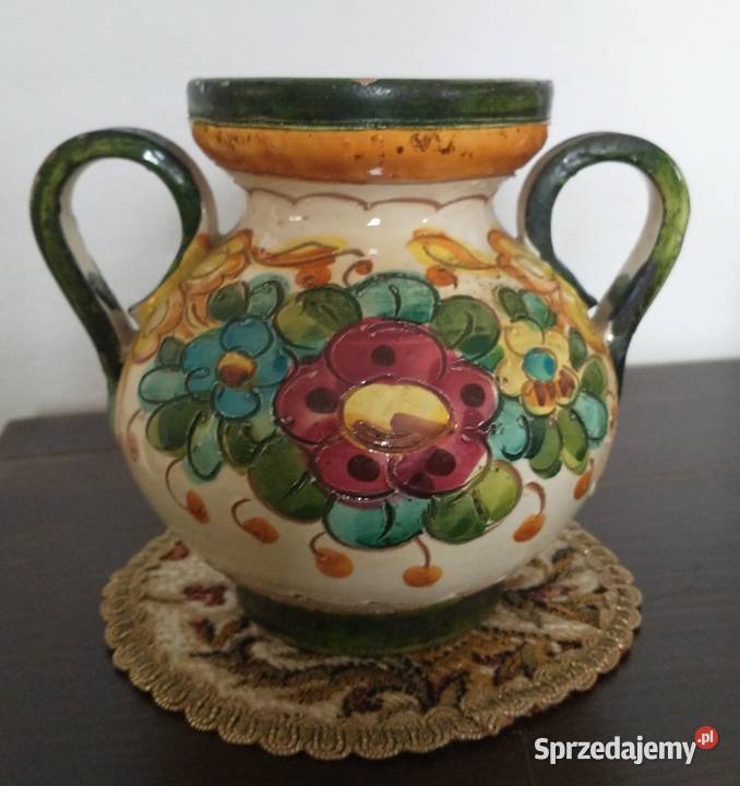 Dzbanek ceramiczny włoski ręczna robota sprzedam