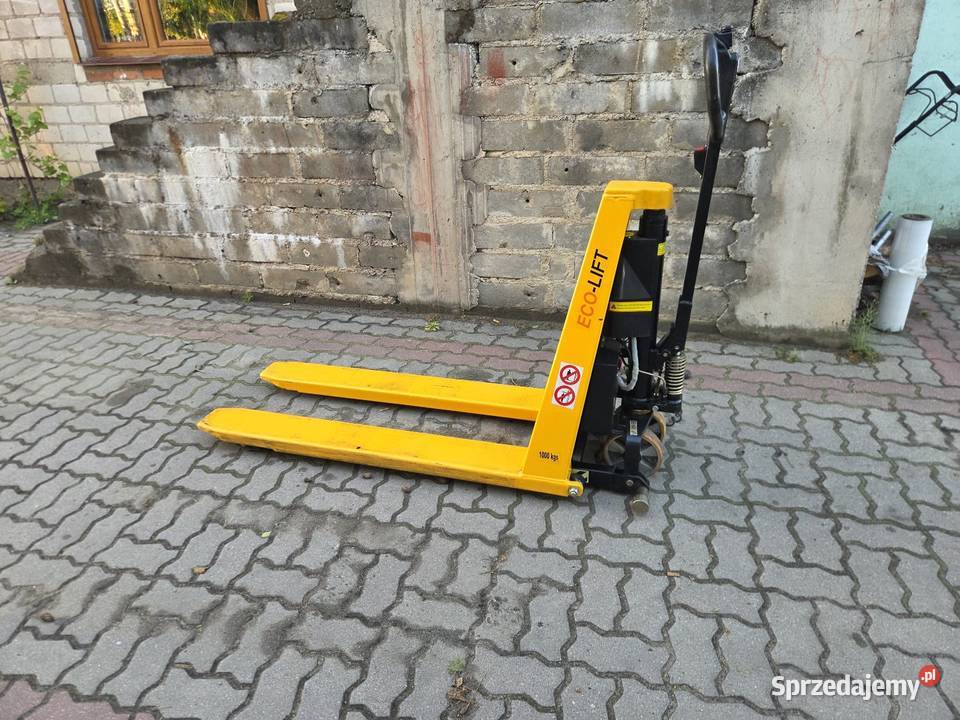 Paleciak elektryczny ręczny wózek paletowy elektryczny Lwówek sprzedam