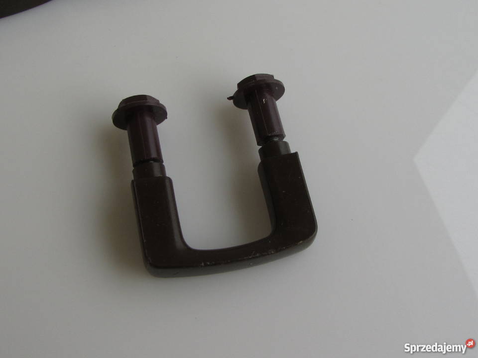 Uchwyty meblowe gałki z tworzywa kolor brązowy 8 Olecko