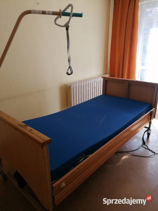Łóżko rehabilitacyjne drewniane elektryczne Sprzęt rehabilitacyjny i ortopedyczny Olkusz