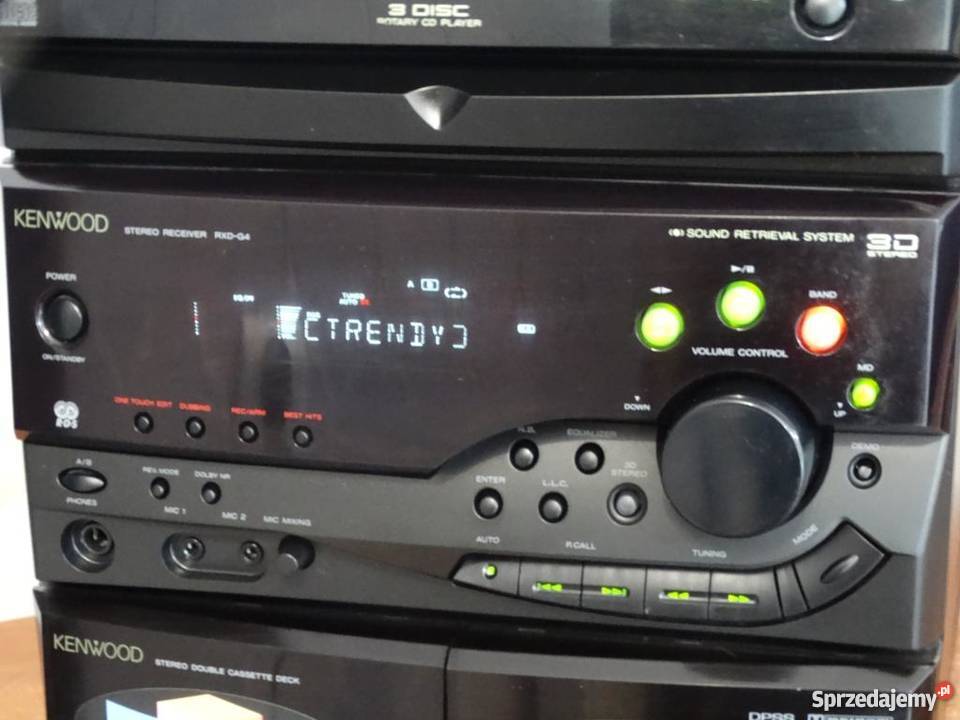 Wieża Kenwood RXDG4 AUX mocna 150 wat WYSYŁKA Jasło