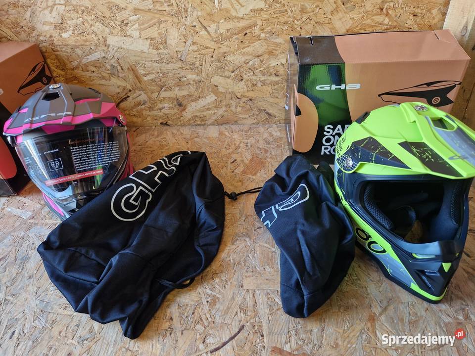 KASK MOTOCYKLOWY SKUTER QUAD ghb CROSS