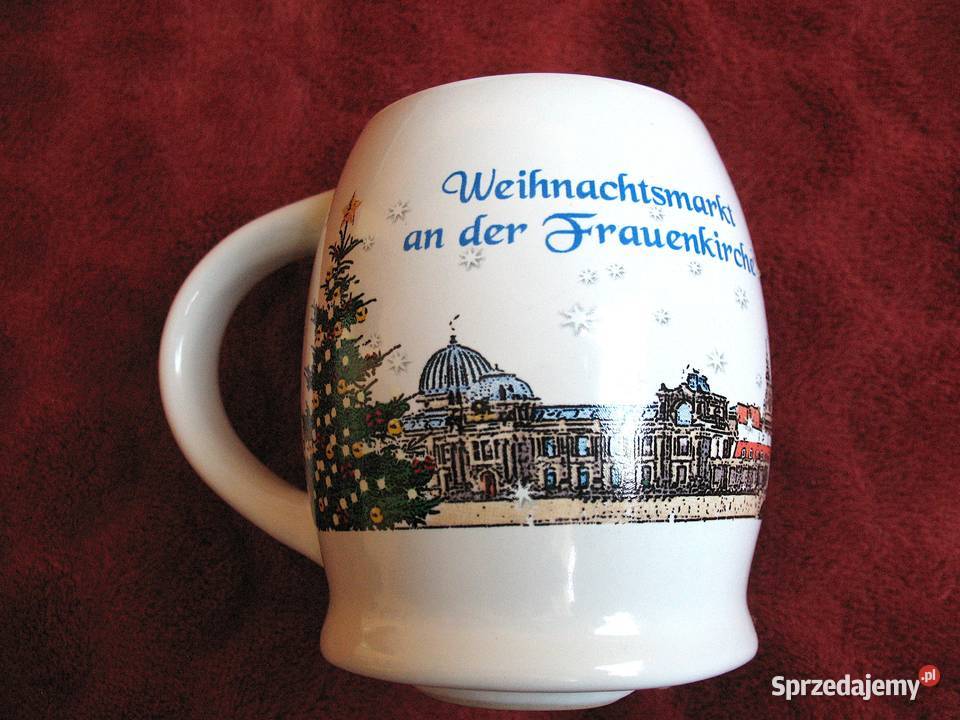 Kufel do piwa Weihnachtsmarkt Drezno 2019 r wielokolorowy Kieliszki i pucharki Siedlce sprzedam