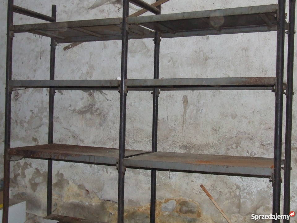 Blacha trapezowa używana rury stól garażowy Paczków