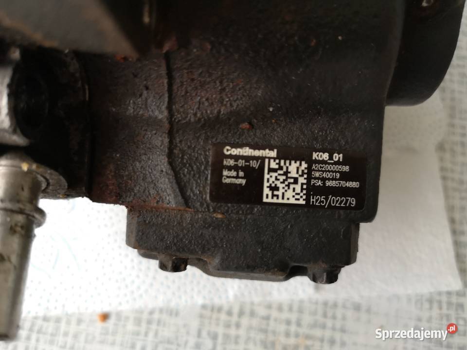 pompa paliwa 20 hdi peugeot 407 sprzedam